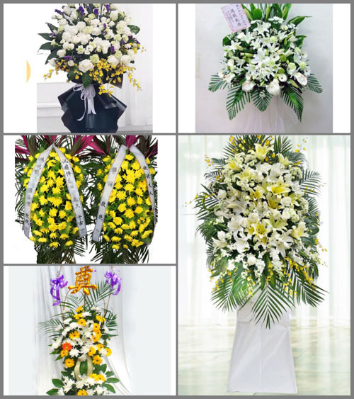广东梅州市平远县仁居镇白事花篮预定